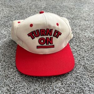 Red and Cream Baseball Cap